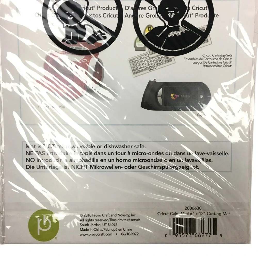 CRICUT Cake Tools Mini Cutting Mats 6 in x 12 in Set of 2 Food Grade NEW NWT - Picture 6 of 6